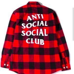 Anti Social Social Club No Expectations Flannel